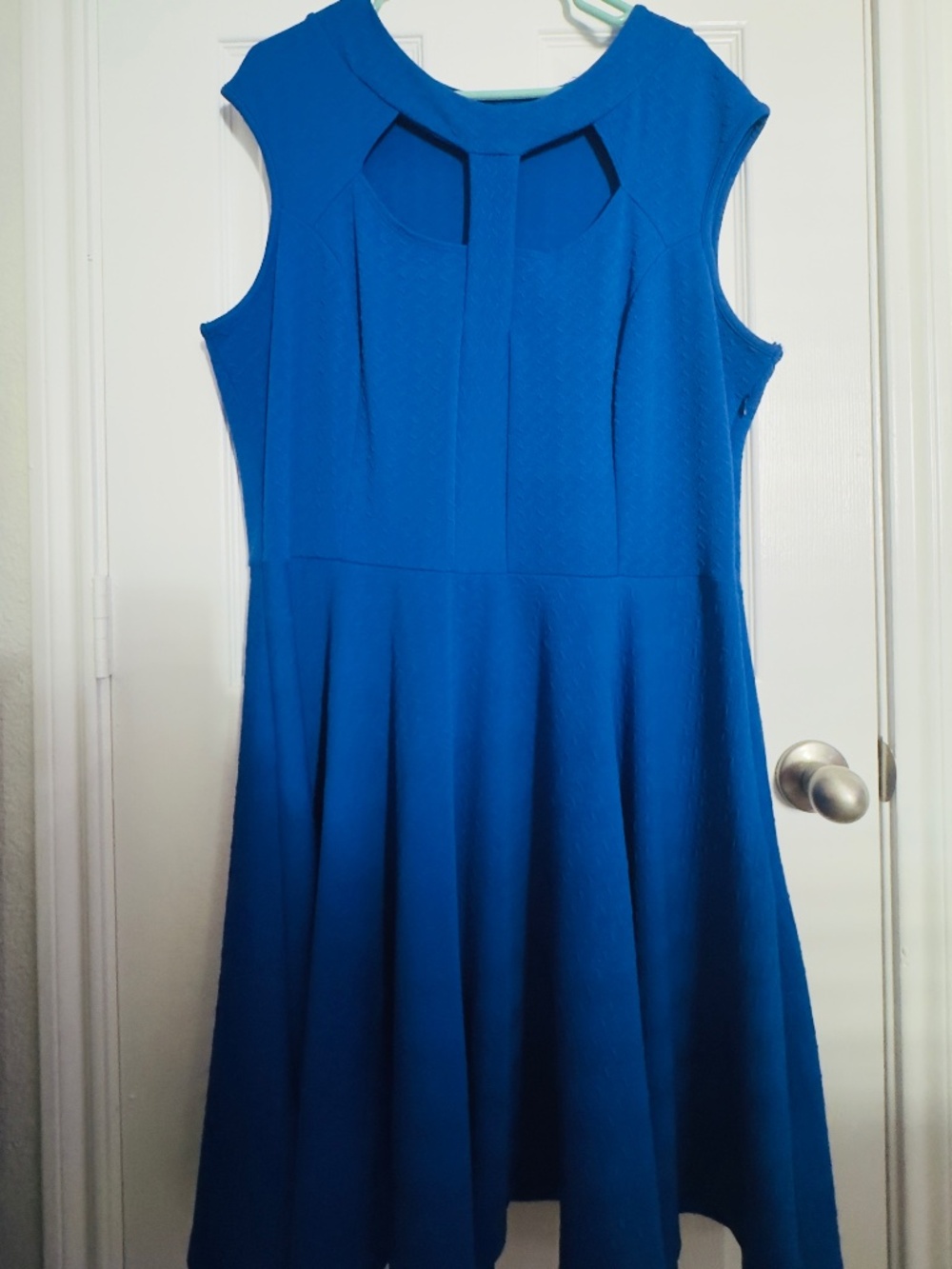 Royal Blue A Line Dress